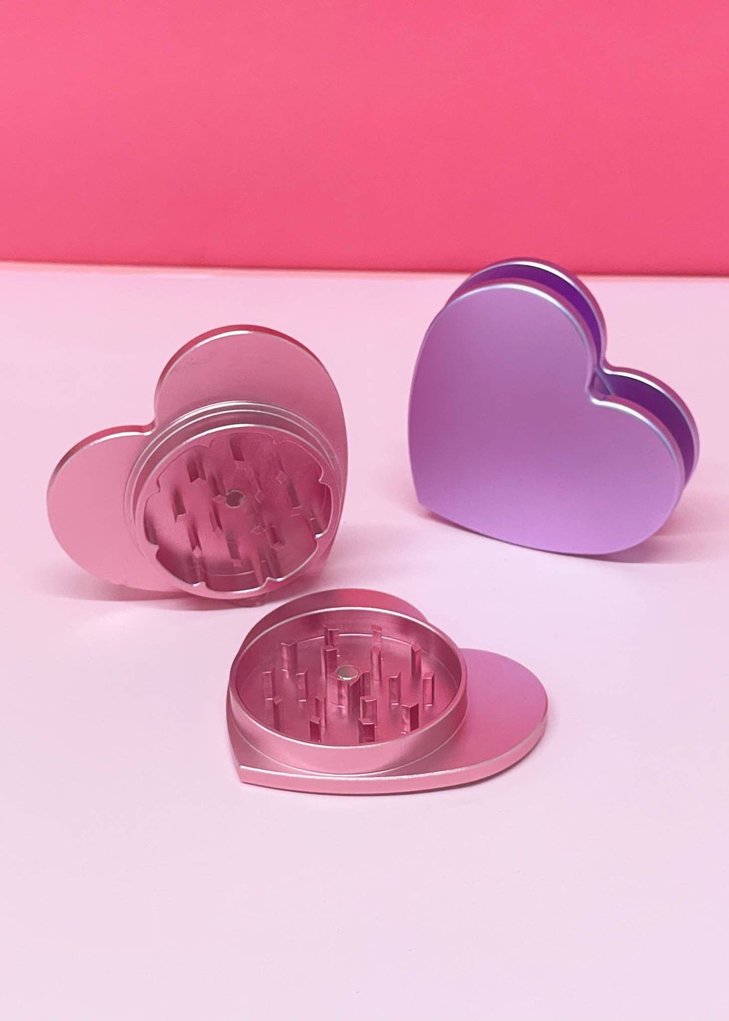 2-PIECE HEART GRINDER: PURPLE