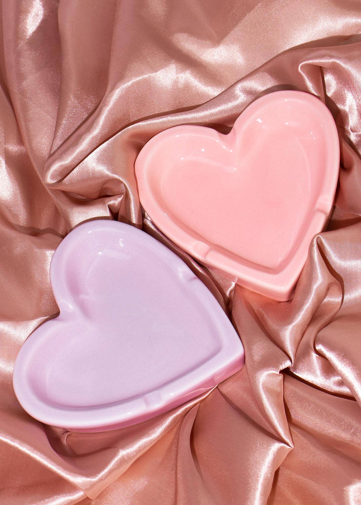 CANDY HEART ASHTRAY: LAVENDER